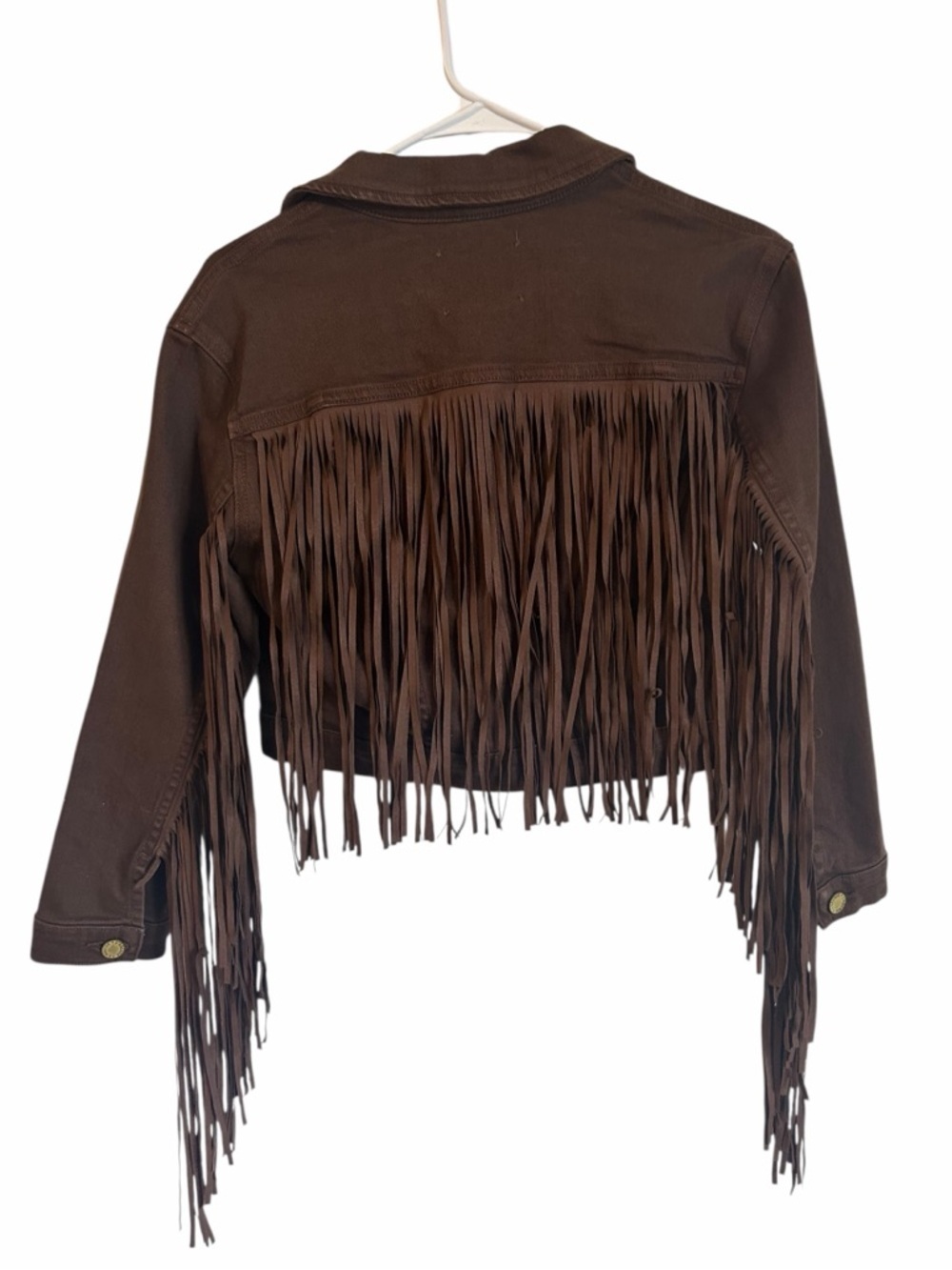 L'AGENCE Koda Crop Fringe Jacket - Picture 4 of 9